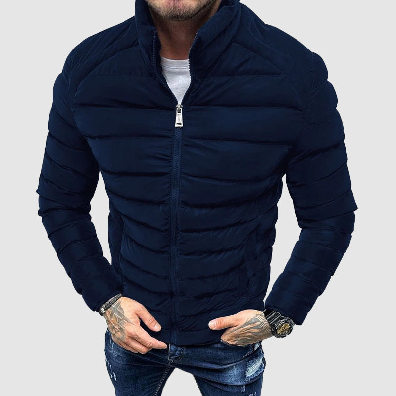 Doudoune Homme d’Hiver à Coupe Slim – Chaude et Stylée