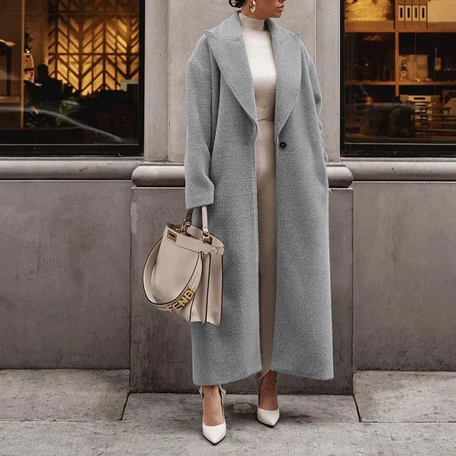 Manteau Long Femme Oversize | Chaud et Décontracté