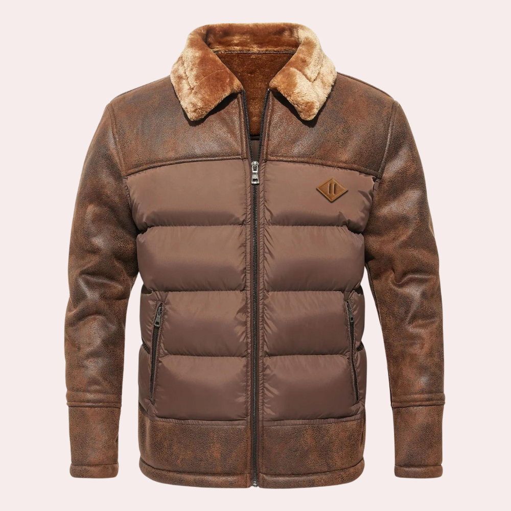 Doudoune Homme Stylée pour l’Hiver – Chaude et Moderne