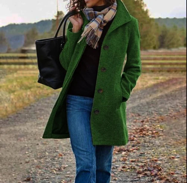 Manteau trench long pour femme | Hiver chaud